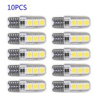 โคมไฟรถยนต์สีขาวด้าน 12 โวลต์ DC ป้ายทะเบียนโดมซิลิโคนเชลล์ CANbus T10 194 W5W super bright