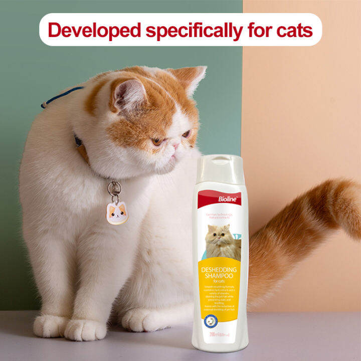 Bioline Deshedding Shampoo Anti Hair Shampoo for Cat Special Shampoo
