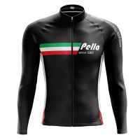 ZZOOI Korea Pella Men Cycling Jersey Summer Thin Long Sleeve Top Road MTB Bicycle Jacket Breathable Maillot Spring Autumn Clothing