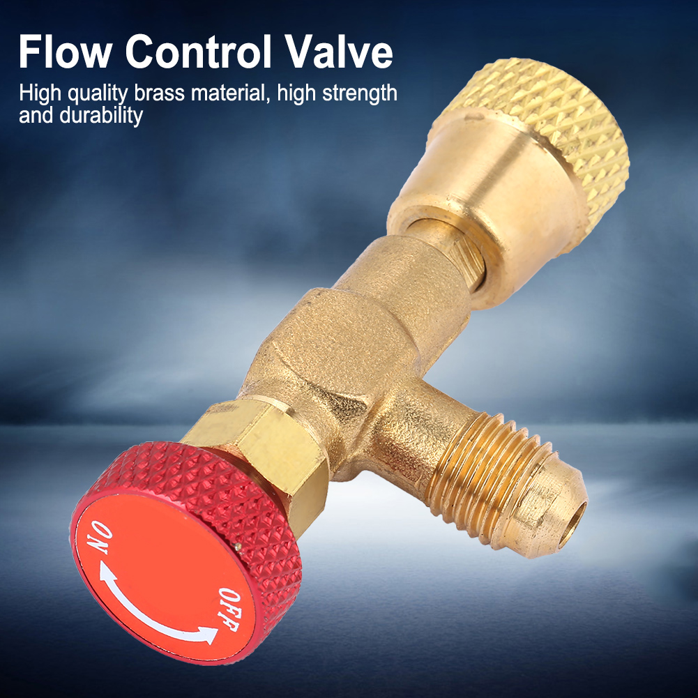 Flow Control Valve 1/4''-5/16'' Air-conditioner For Refrigerant Charging Hose 