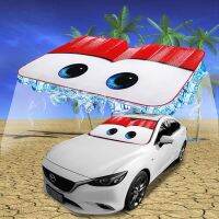 hot【DT】 Cartoon Window Foils 6 Colors Pixar Heated Windshield Sunshade 130x70cm Car Front