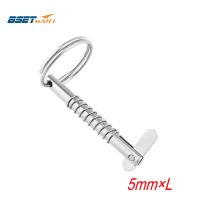 5mm BSET MATEL Marine Grade 316 Stainless Steel Quick Release Pin for Boat Bimini Top Deck Hinge Marine hardware Boat Accessories