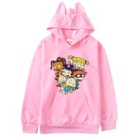 [ในสต็อก] Rugrats Hoodies เสื้อกันหนาวเด็กชายหญิงผ้าฝ้ายผสมการ์ตูนเด็กเสื้อผ้าเด็กใหม่เกาหลีแขนยาวฤดูใบไม้ผลิฤดูใบไม้ร่วง Sweatshirt