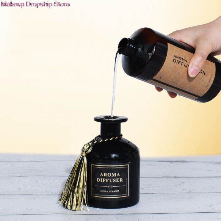 【CC】 100ml Plant Home Fragrance Oil Reed Diffuser Refill Aromatherapy