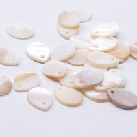 20-100pcs/lot Natural White Mother Of Pearl Shell Beads Loose round star Shell Chip Charms beads For Bracelet Jewelry Making