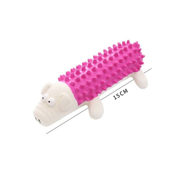 dog-chew-toys-squeak-duck-pig-hippo-animals-shape-toy-puppy-soft-rubber-molar-cleaning-teeth-bite-resistant-pet-interactive-toys-toys
