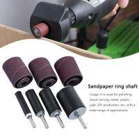 16pcs Wood Carving Metal Plastic Sanding Drum Rotary Sandpaper Mandrel Belt Set Power Sanders