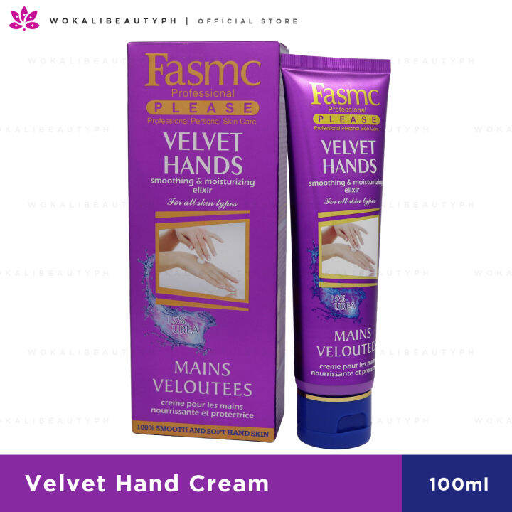 Moisturizing and Smoothing Hand Cream - Velvet Hands (Wokali Beauty Ph ...