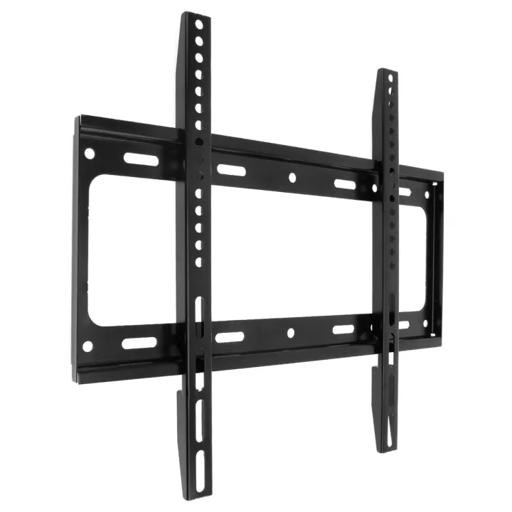 Universal 75kg Tv Wall Mount Bracket Lcd Led Frame Holder Fixed Type Mounting For Most 26 55 Inch Hdtv Flat Panel Lazada Co Th - How To Put Up A Tv Wall Mount Bracket