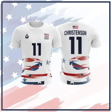 Usa men's volleyball outlet jersey for sale