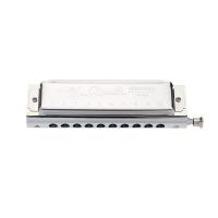 Swan Chromatic Harmonica 10 หลุม 40 TONES คีย์เงิน 
 กล่องประณีต