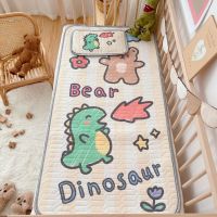 High quality 60*120 Baby Mattresses Sheets Cartoon Animals Baby Latex Soft Mat Summer Kids Bedding Play Pad