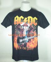 เสื้อวง AC/DC acdc เอซี/ดีซี ไซส์ยุโรป เสื้อยืดวงดนตรีร็อค เสื้อร็อค  PTA1737 ส่งจาก กทม.