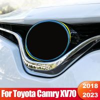 For Toyota Camry 70 XV70 2018 2019 2020 2021 2022 2023 Hybrid Front Grille Logo Decorative Frame Cover Car Styling Accessories