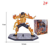 [JP TOY] รูปปั้น Luffy Ace กำปั้นไฟตุ๊กตาอนิเมะเป็นของขวัญของเล่นแบบชุดสะสมเด็ก