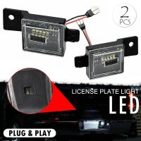 Mayitr ไฟรถยนต์15ป้ายทะเบียน Led สีขาว2ชิ้น12V เหมาะสำหรับ Silverado Gmc Sierra 1500 2500 3500ชิ้นส่วน2023 2014