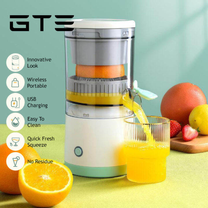 GTE Cordless Electric Juicer Kitchen Portable Blender Automatic Juice ...