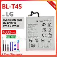 ของแท้ BL-T45 4000MAh แบตเตอรี่สำหรับ LG LM-Q730N Q70 Q730VMW Stylo 6 Stylo6 BL T45แบตเตอรี่โทรศัพท์มือถือแบตเตอรี่ + เครื่องมือฟรี