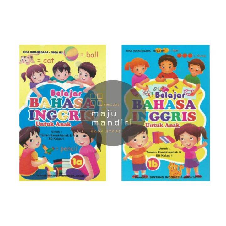 PAKET ISI 2 BUKU - Buku Belajar Bahasa Inggris TK 1A - 1B | Lazada ...