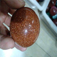 1PC Natural Starlight Golden Sand Stone Ball ควอตซ์คริสตัล Healing Ball