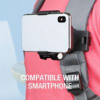 New 360 Degree Rotary Phone Clip Holder Mobile Phone Stand Mount Backpack Shoulder Strap Bracket for Iphone Xiaomi Samsung