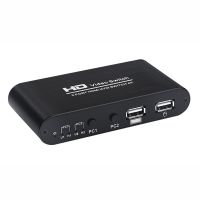 HDMI KVM switch USB 2 port PC computer KVM switch keyboard and mouse for laptop, PC, PS4, Xbox HD TV