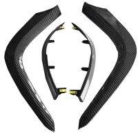 1Set Car Dashboard Air Vents Trim Strip for Altis 2007-2013 Air A/C Outlets ABS Carbon Fibre Trim Cover