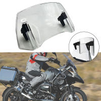 ใหม่ Fit สำหรับ BMW R1200GS F800GS Yamaha รถจักรยานยนต์กระจก Clamp-On Variable Universal กระจกสปอยเลอร์ Extension กระจก