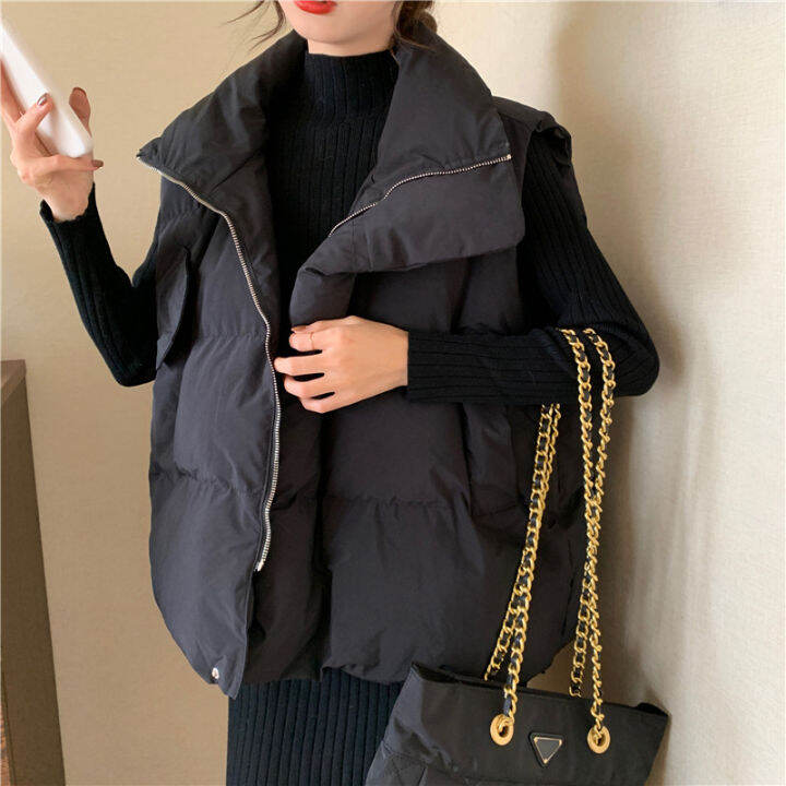 down-cotton-vest-womens-2023-new-wide-korean-style-loose-outer-wear-vest-bread-coat-autumn-and-winter-waistcoat-jacket-2023