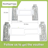 NewHopeTreee Wall Mount adjustable Bracket สำหรับหน่วยภายในอาคารแยกภายในบ้านพร้อมมาตรวัดระดับ