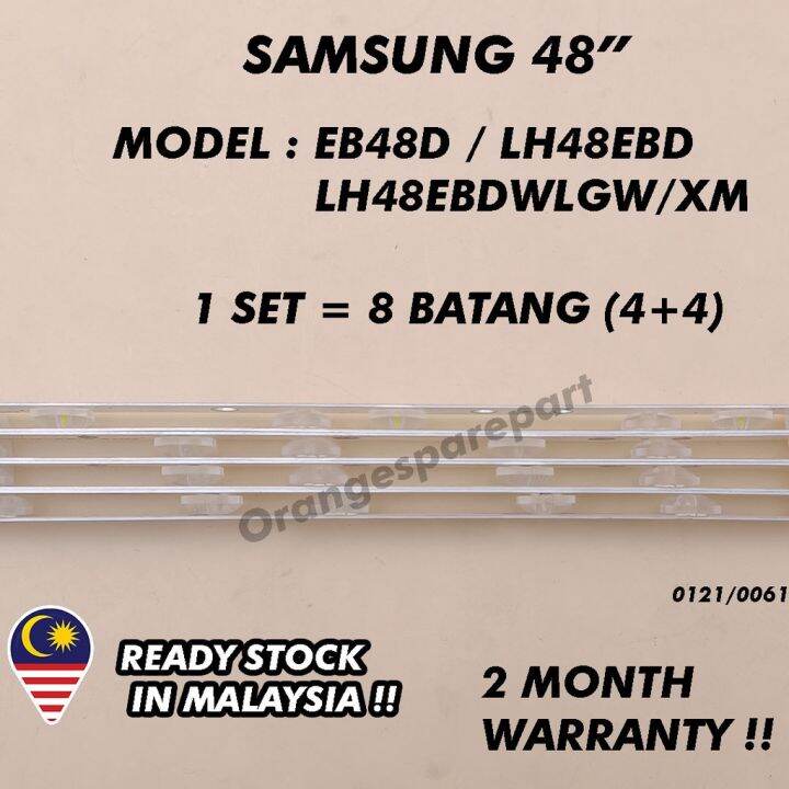 EB48D / LH48EBD / LH48EBDWLGW/XM SAMSUNG 48" LED TV BACKLIGHT(LAMPU TV ...