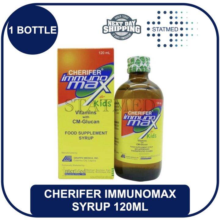 CHERIFER IMMUNOMAX FOR KIDS 120ML SYRUP [1 bottle] Expiration Date