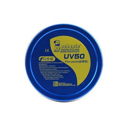 UV-50เป็นมิตรกับสิ่งแวดล้อมฮาโลเจนฟรีทำความสะอาดติดบัดกรีชันสน SMT ผลิตภัณฑ์อิเล็กทรอนิก Flux