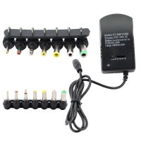 Adjustable Adapter Power Supply Charger Multi Voltage AC 220V TO  DC 3V 4.5V  6V 7.5V 9V 12V  EU US Converter Adapter Plug 7 30W Electrical Connectors
