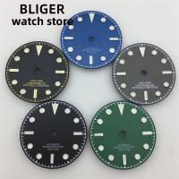 【YF】 BLIGER 29mm dial Black gray Green Blue luminous Suitable for NH34 NH35 NH36 ETA 2824 PT5000 Miyota DG series movement