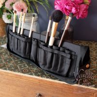 กระเป๋าใส่แปรงแต่งหน้า Brush bag 2 in 1 ตั้งแปรงได้ ใส่ได้ 29 ชิ้น แปลงแต่งหน้า แปงแต่งหน้า แปรงปัดแก้ม แปรงแต่งหน้าขนนุ่ม