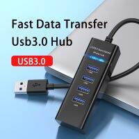 Usb3.0 Hub 4-Port Pemisah USB Super Cepat untuk Drive Keras USB Flash Drive Mouse Keyboard Adaptor Tambahan Laptop Usb 2.0 Hub