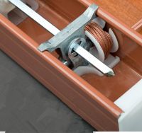 【cw】 Tilt mechanism for 50MM wooden venetian blinds high profile head track 【hot】