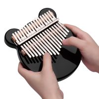 【YF】 17-Key Thumb Kalimba Mbira Musical Instrument with Carrying Stickers Tuning