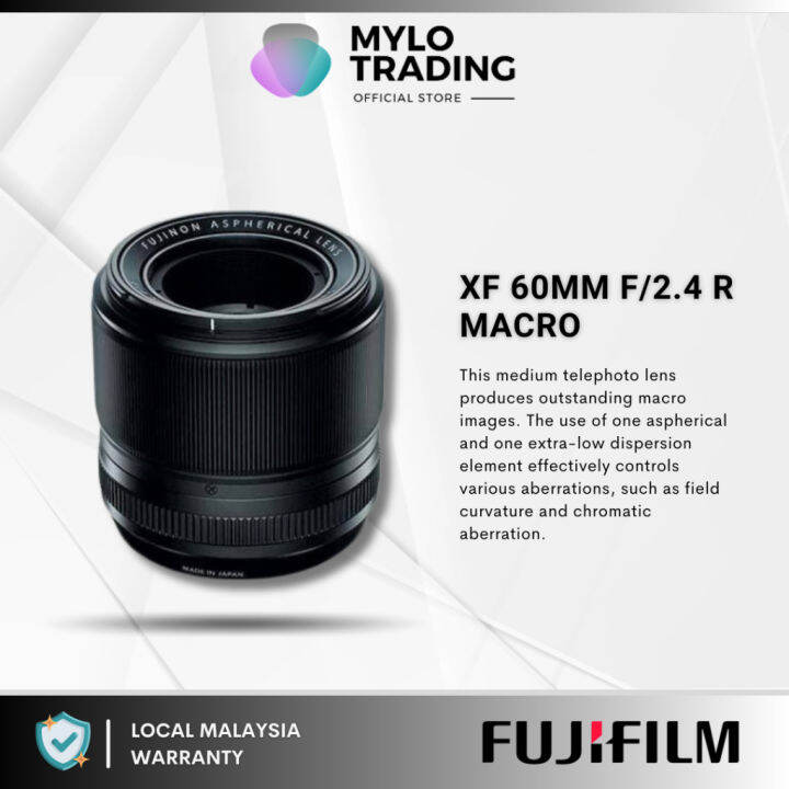 FUJIFILM XF 60mm f/2.4 R Macro Lens FU6024 For Fujifilm XT3 XT4 XT20