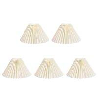 5X Pleats Lampshade Table Lamp Standing Lamps Japanese Style Pleated Lampshade Creative Desk Lamp Shade Bedroom Lamps -B