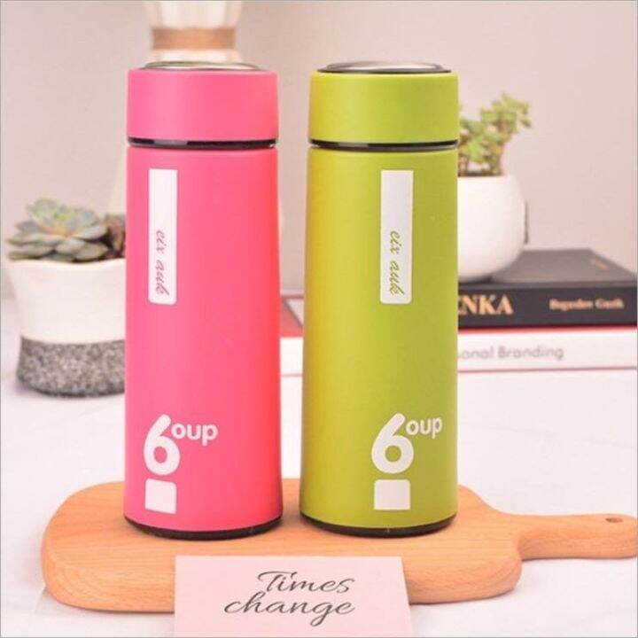 Business Cup Glass Bottle Tumbler Creative Leakproof Water Cup 400ml ...