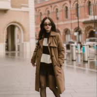 Grand trenchcoat สี coffee สีใหม่ สีสวยมากค่ะ