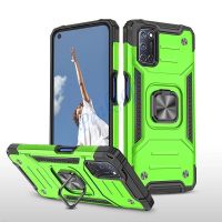 Magnetic Shockproof Ring Stand Case For OPPO A9 A5 2020 A92 A52 A72 A94 A15 A54 A73 4G F19 Pro F17 A5 A7 Anti-fall Back Cover