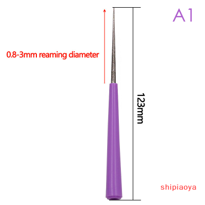 Shipiaoya เครื่องมือขยายรูประดับด้วยลูกปัดของตะไบเข็มเพชรเครื่องมือเครื่องประดับลูกปัดแก้วไข่มุก