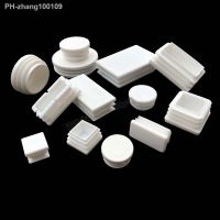 10/20/30Pcs PE Plastic Square Pipe Plugs 25x50 30x50 30x60 38x38 40x60mm Hole End Caps Inserts Seal Plugs Chair Foot Pads