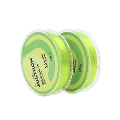 【CC】 Justron 120m  Fishing Fluorocarbon Sinking Super StrongHigh Monofilament Abrasion