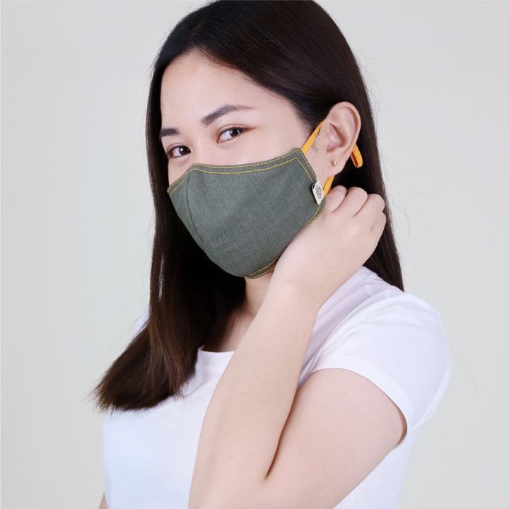 แมสปิดปาก-kf94-n95-แมสปิดจมูก-แมสเด็ก-แมสผู้ใหญ่-naraya-fabric-mask-adjustable-ear-strap-olive-mask-หน้ากากผ้า-แมสผ้า-แมสเกาหลี-ราคาพิเศษ