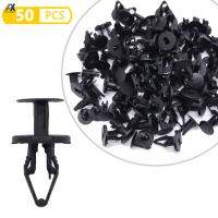 50Pcs กันชน Mandrel Mudguard Trim แผง Fastener คลิปสำหรับ Ford Focus Kuga Fiesta Escape Explorer Mondeo Galaxy Fusion