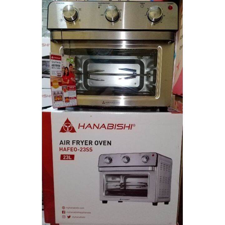 Hanabishi Air Fryer Oven 23L Certified Genuine Parts HAFEO23SS Lazada PH